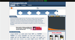 Desktop Screenshot of conjugacion.es