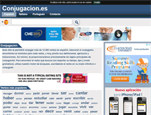 Tablet Screenshot of conjugacion.es